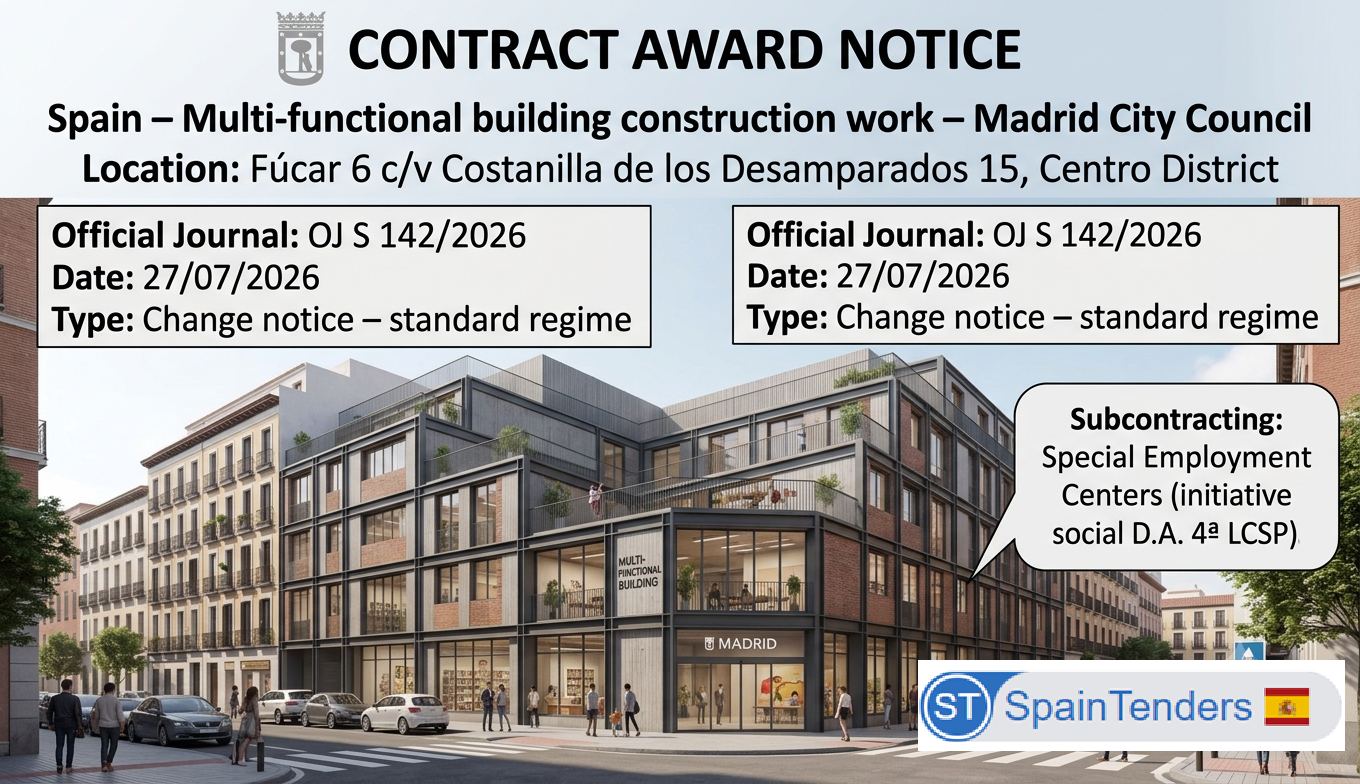 A Senior Centre an Alzheimer's Unit, a Nursery, a Pool and a Parking Garage All in One Building in the Heart of Madrid's Literary Quarter