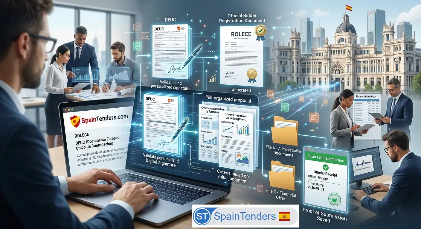How to Register and Submit a Tender in Spain