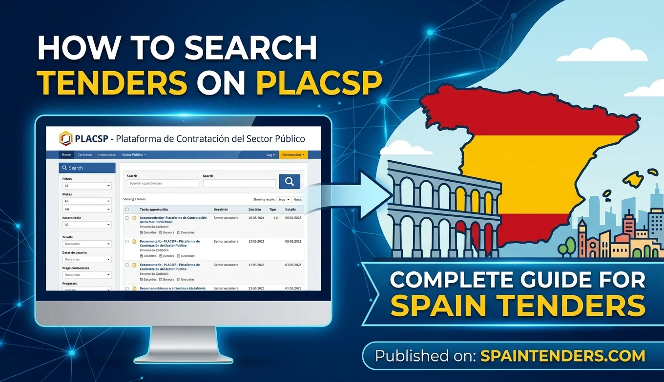 How to Search Tenders on PLACSP: Complete Guide for Spain Tenders