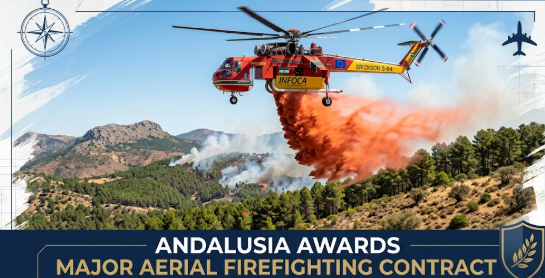Andalusia Awards Major Aerial Firefighting Contract for 2026–2031 Forest Fire Protection Program