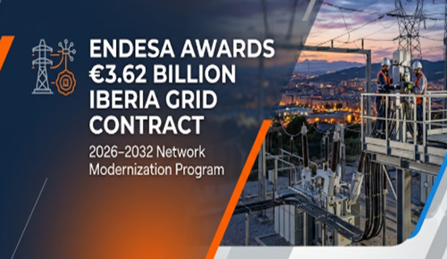 Endesa Awards €3.62 Billion Iberia Grid Infrastructure Contract for 2026-2032 Network Modernization Program