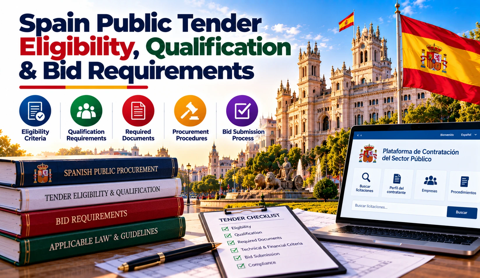 Spain Public Tender Eligibility, Qualification & Bid Requirements