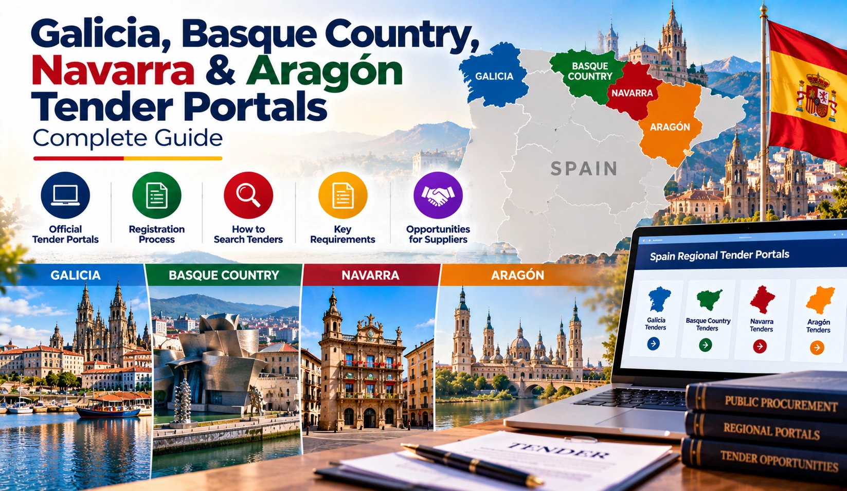 Galicia, Basque Country, Navarra & Aragón Tender Portals: Complete Guide
