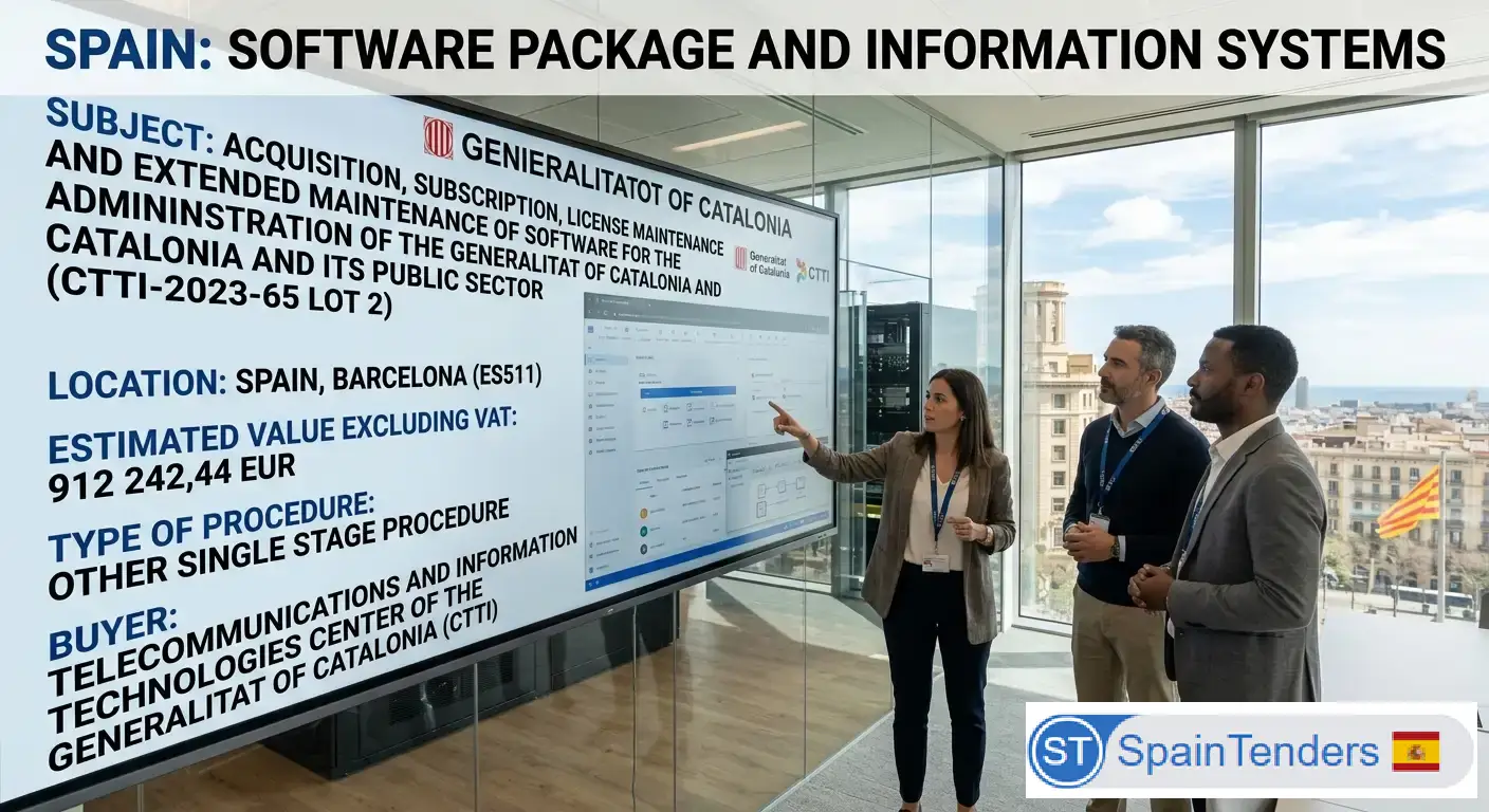 Catalonia Awards EUR 912 Million Software Framework Order to Seidor Consulting Under Public Sector Licensing Programme
