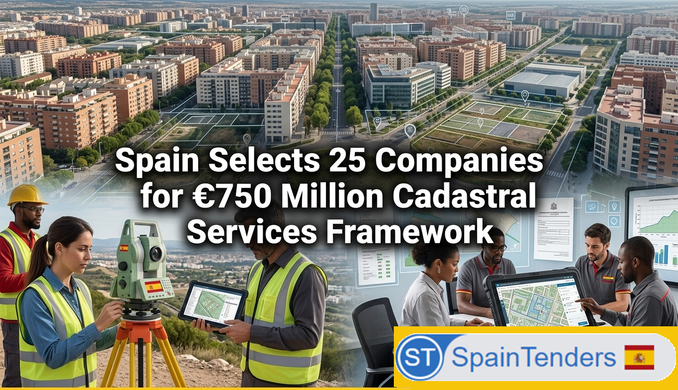Spain Builds a 25-Company Cadastral Services Network Under €750 Million Framework