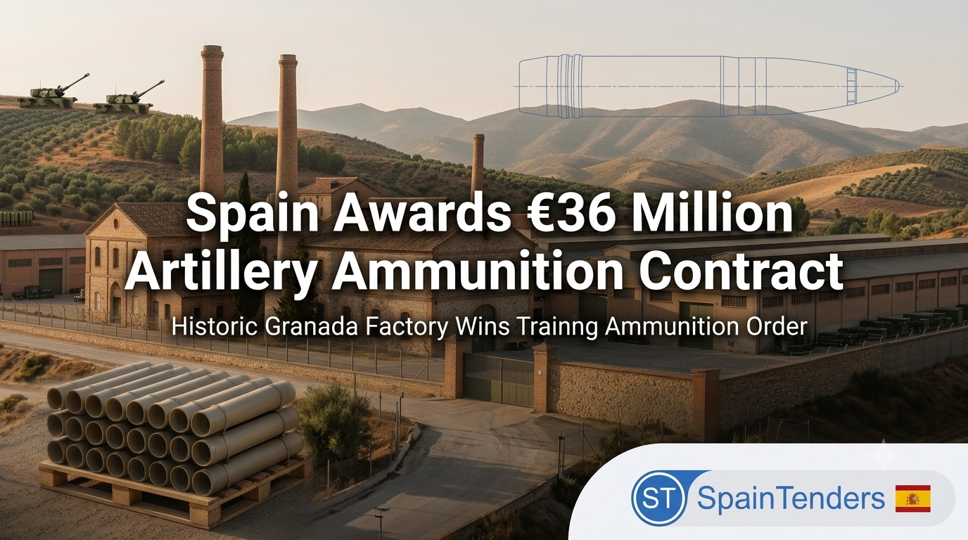 A 700-Year-Old Granada Factory Just Won Part of Spain's €36 Million Artillery Ammunition Order