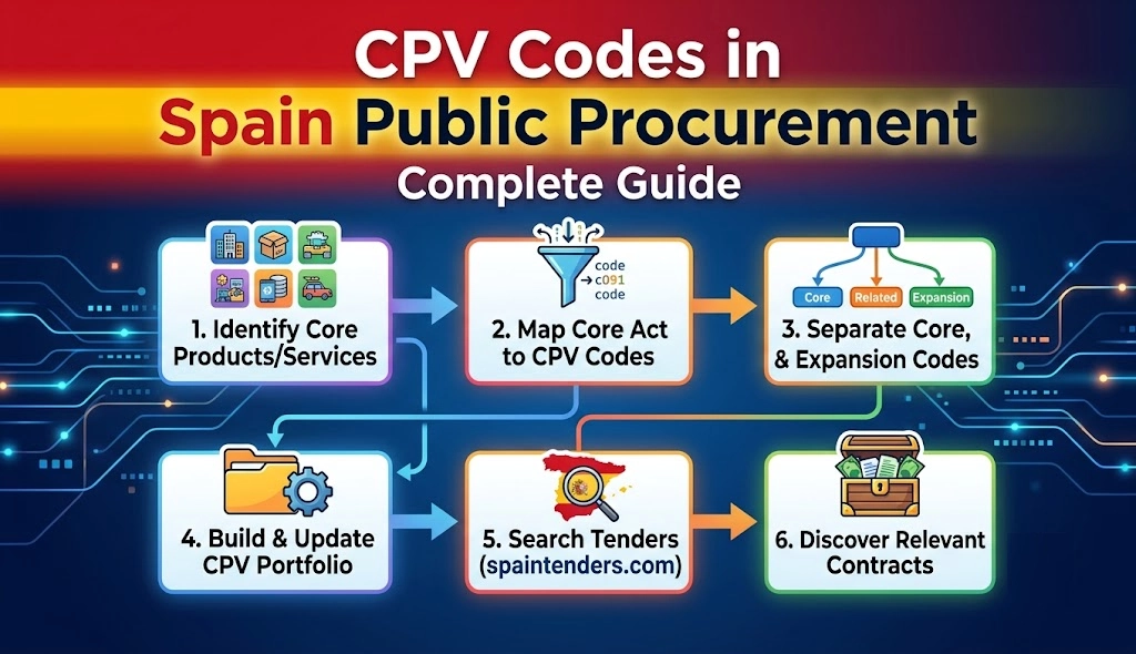 CPV Codes in Spain Public Procurement: Complete Guide