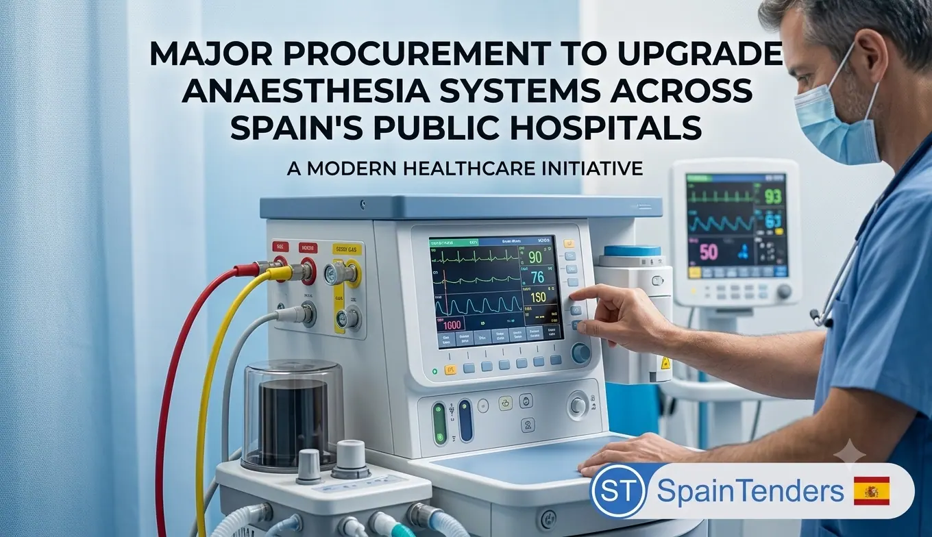 Spain Modernises Hospital Anaesthesia Infrastructure Through Major Procurement Framework