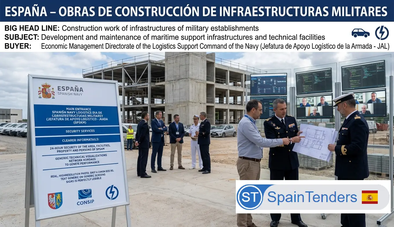 Twenty-One Construction Firms Secure Spanish Navy Framework for Canary Islands Military Infrastructure