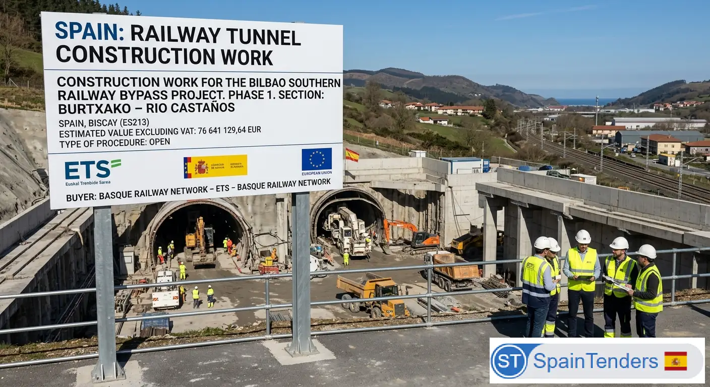 Bilbao's Long-Awaited Rail Bypass Adds a Second Tunnel Section, Won Not by the Lowest Bidder But the Best Technical Case