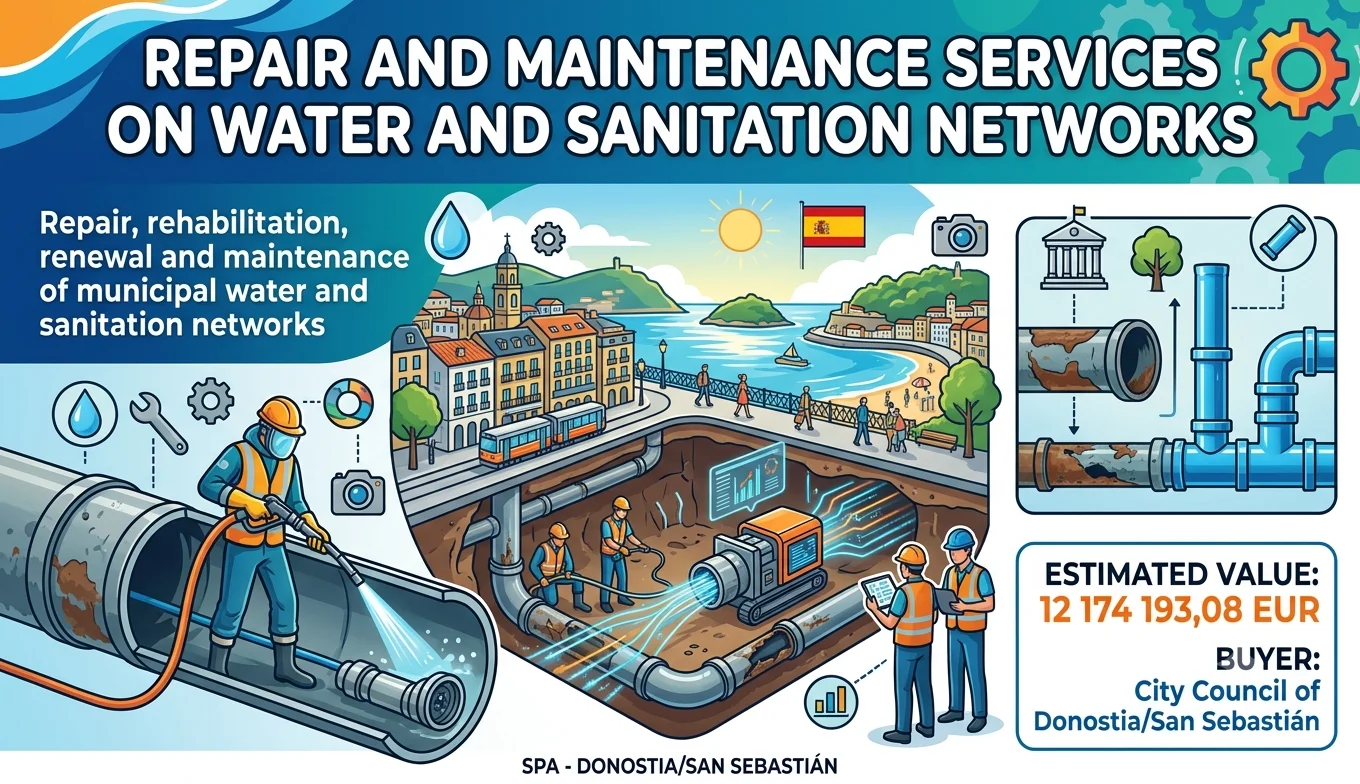 San Sebastián Closes €12.17 Million Water and Sewer Network Maintenance...