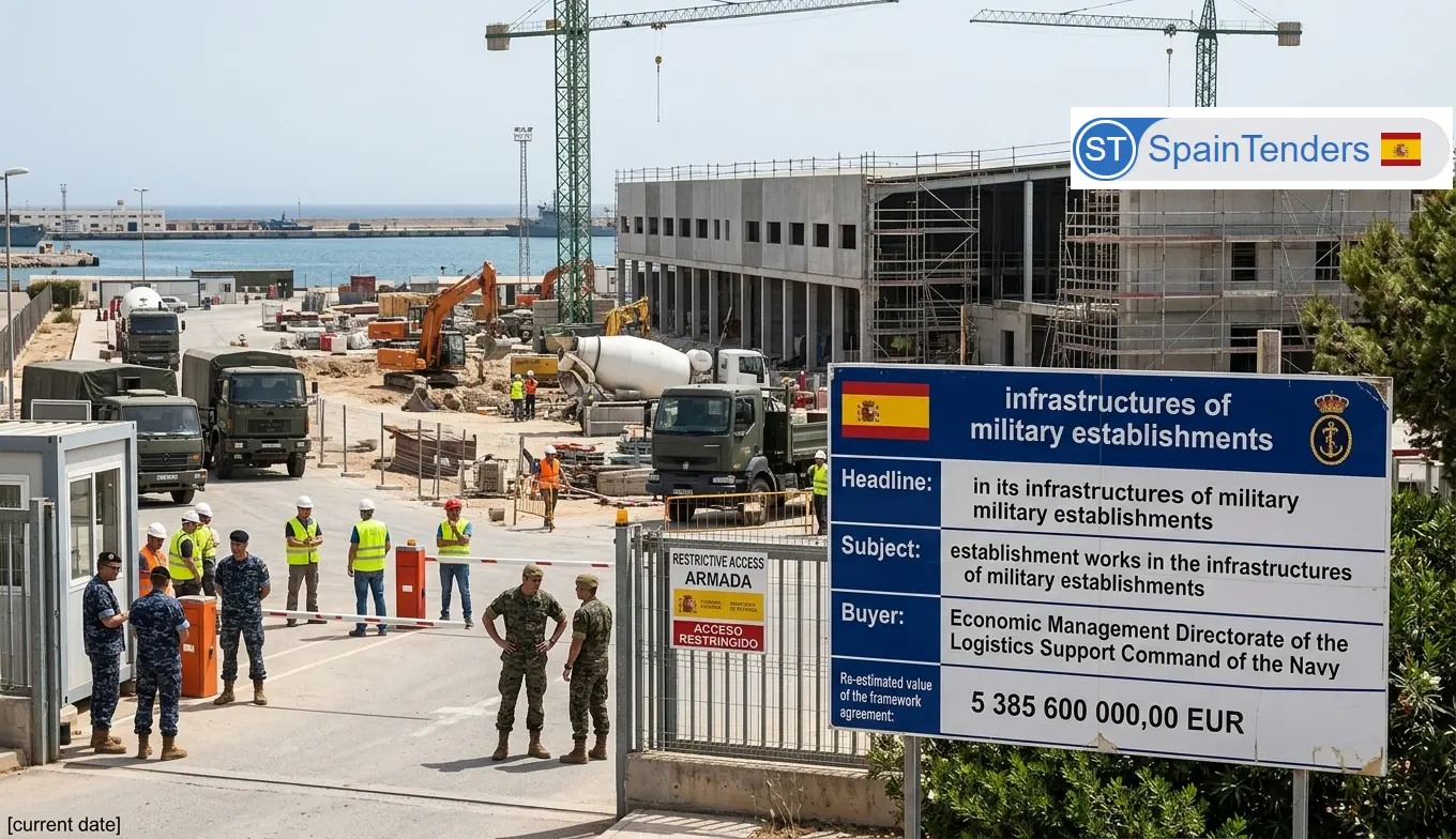 Spain’s Navy Opens Canary Islands Military Infrastructure Framework with EUR 5.3856 Billion Maximum Value