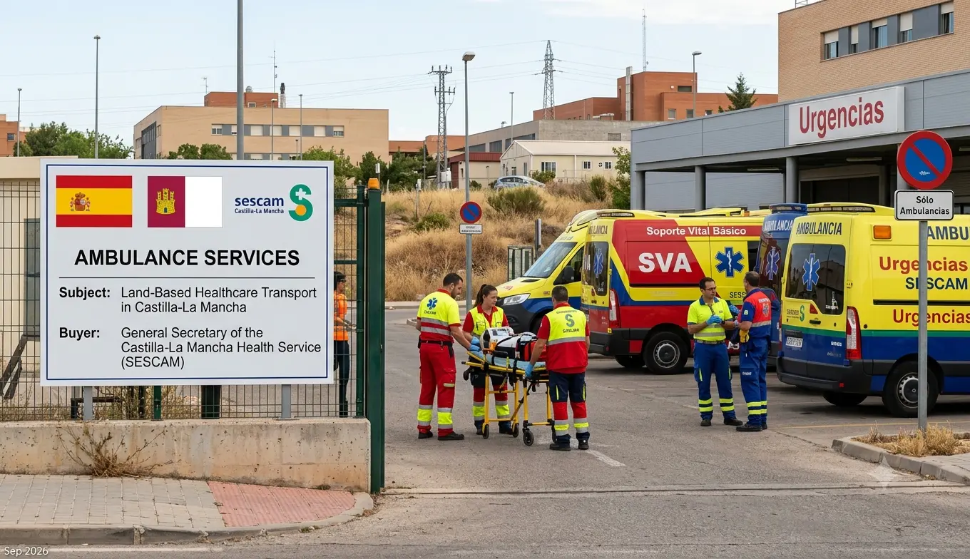 UTE IVEMON CLM Secures 117 Million Euro Ambulance Services Contract for Castilla La Mancha