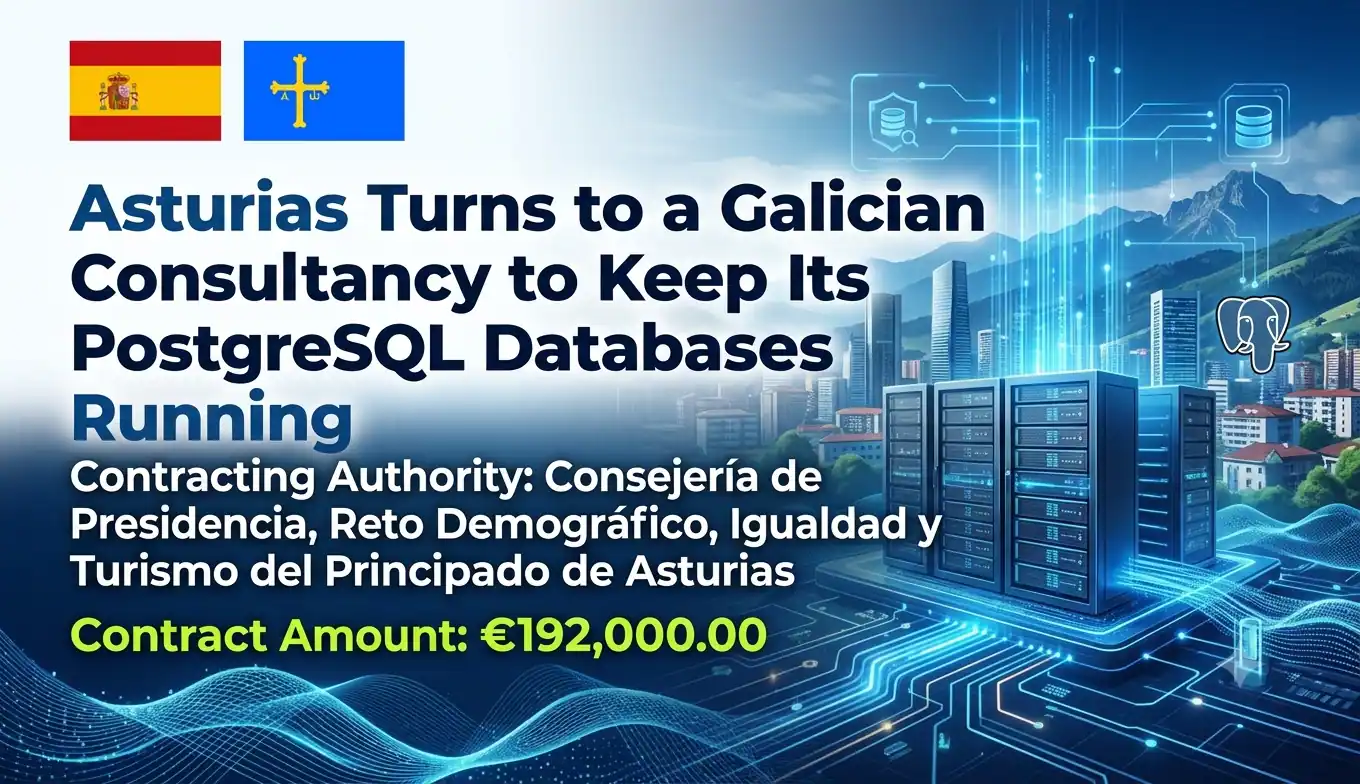 Asturias Turns to a Galician Consultancy to Keep Its PostgreSQL Databases Running