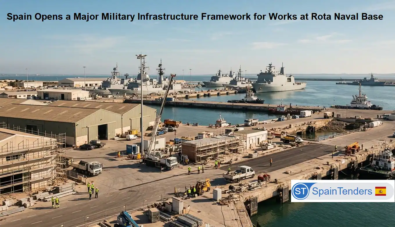 Spain Opens a Major Military Infrastructure Framework for Works at Rota Naval Base