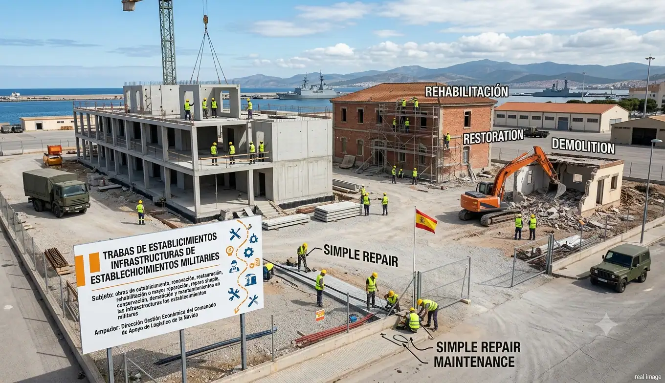 Spain’s Navy Selects 32 Firms for a EUR 10.14 Billion Military Infrastructure...