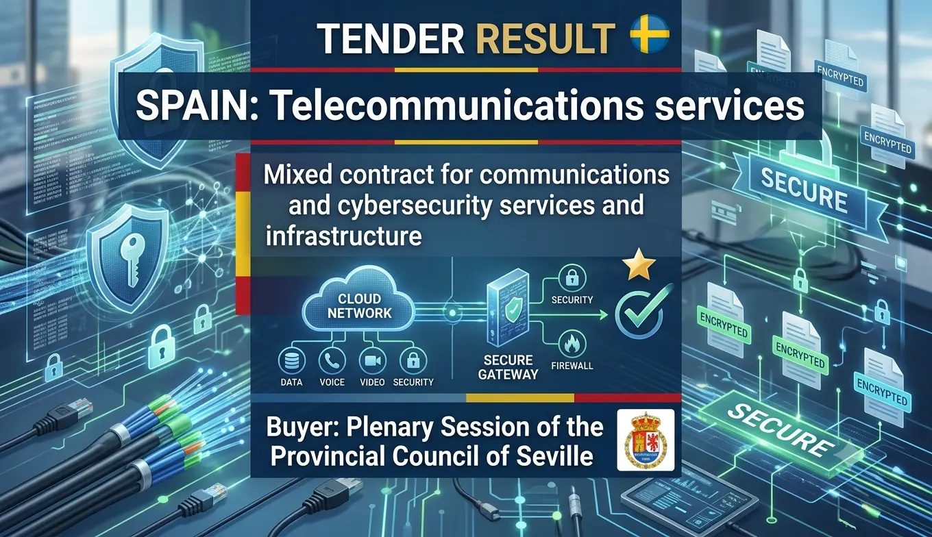 Spain Awards €7.78 Million TARSIS Communications and Cybersecurity Contract to Telefónica Consortium