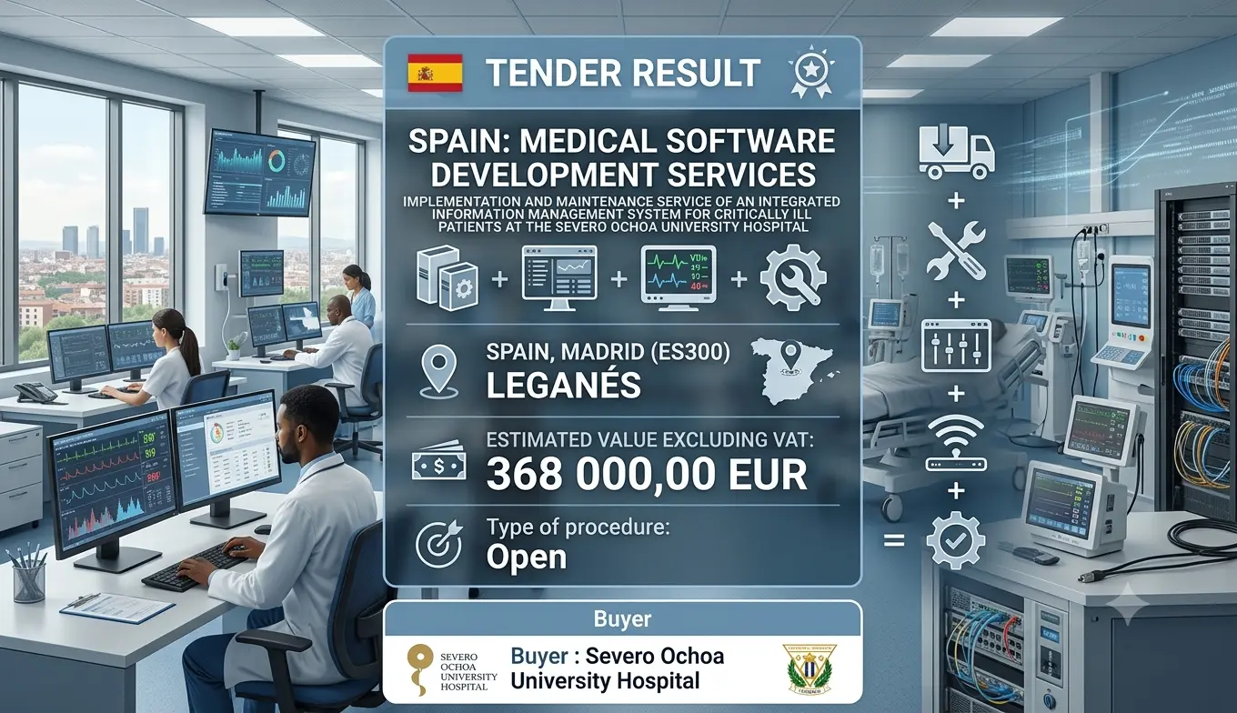 Philips Wins Contract to Build a Critical Care Information System at Madrid's Severo Ochoa Hospital