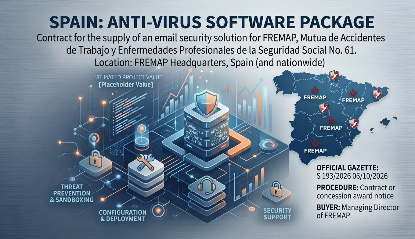 FREMAP Awards EUR 349,000 Email Security Solution Contract to NTT DATA Spain