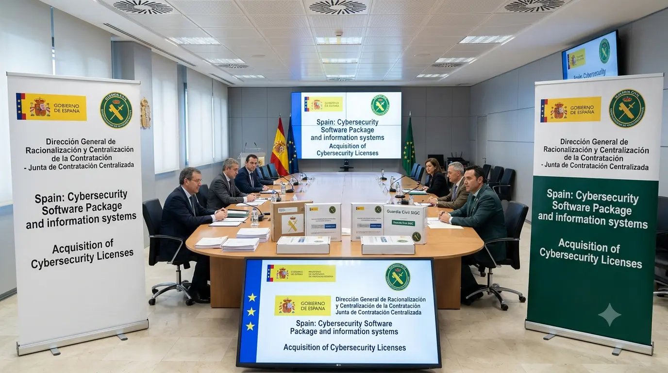 Spain's Civil Guard Buys Cybersecurity Licences for Its Intelligence Unit in a EUR 204,159 Deal