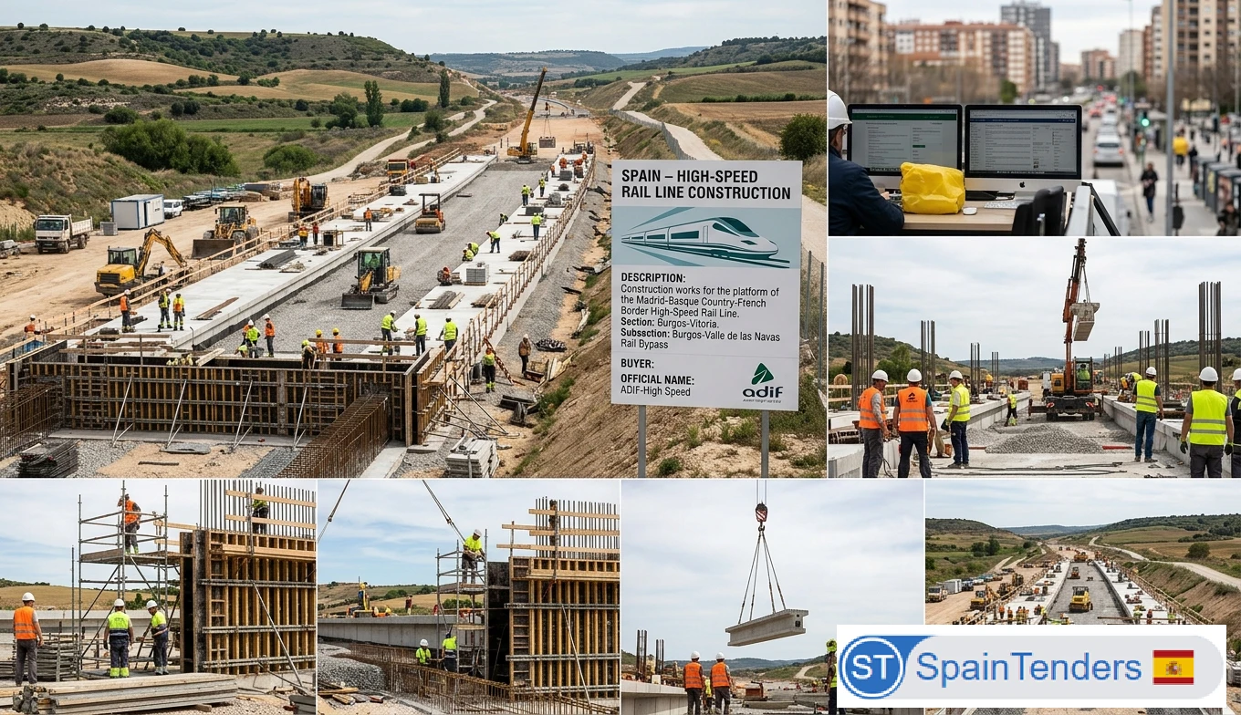Spain Advances Its Flagship High-Speed Rail Line With a 131.5 Million Euro Burgos Bypass Contract