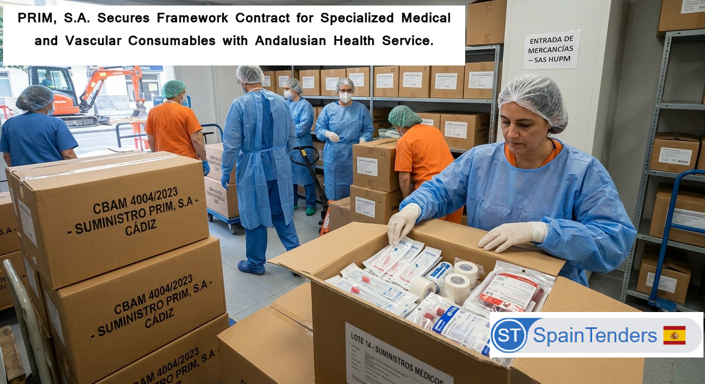 PRIM Secures Medical Consumables Contract Under Andalusian Health Framework Agreement in Spain
