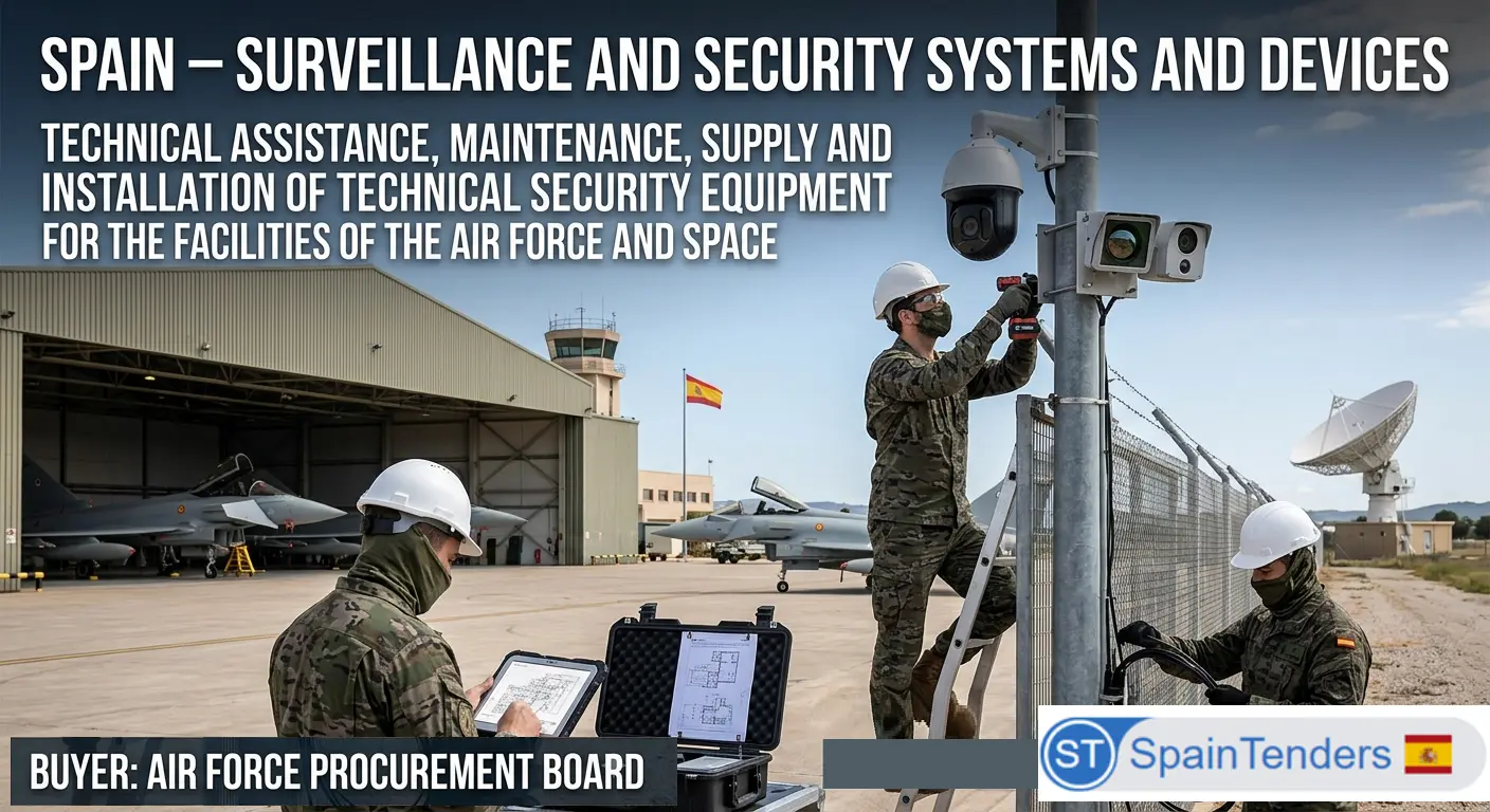 Spain's Air and Space Force Builds a EUR 28.8 Million Nationwide Security Panel, Enlisting 17 Companies Across Every Region