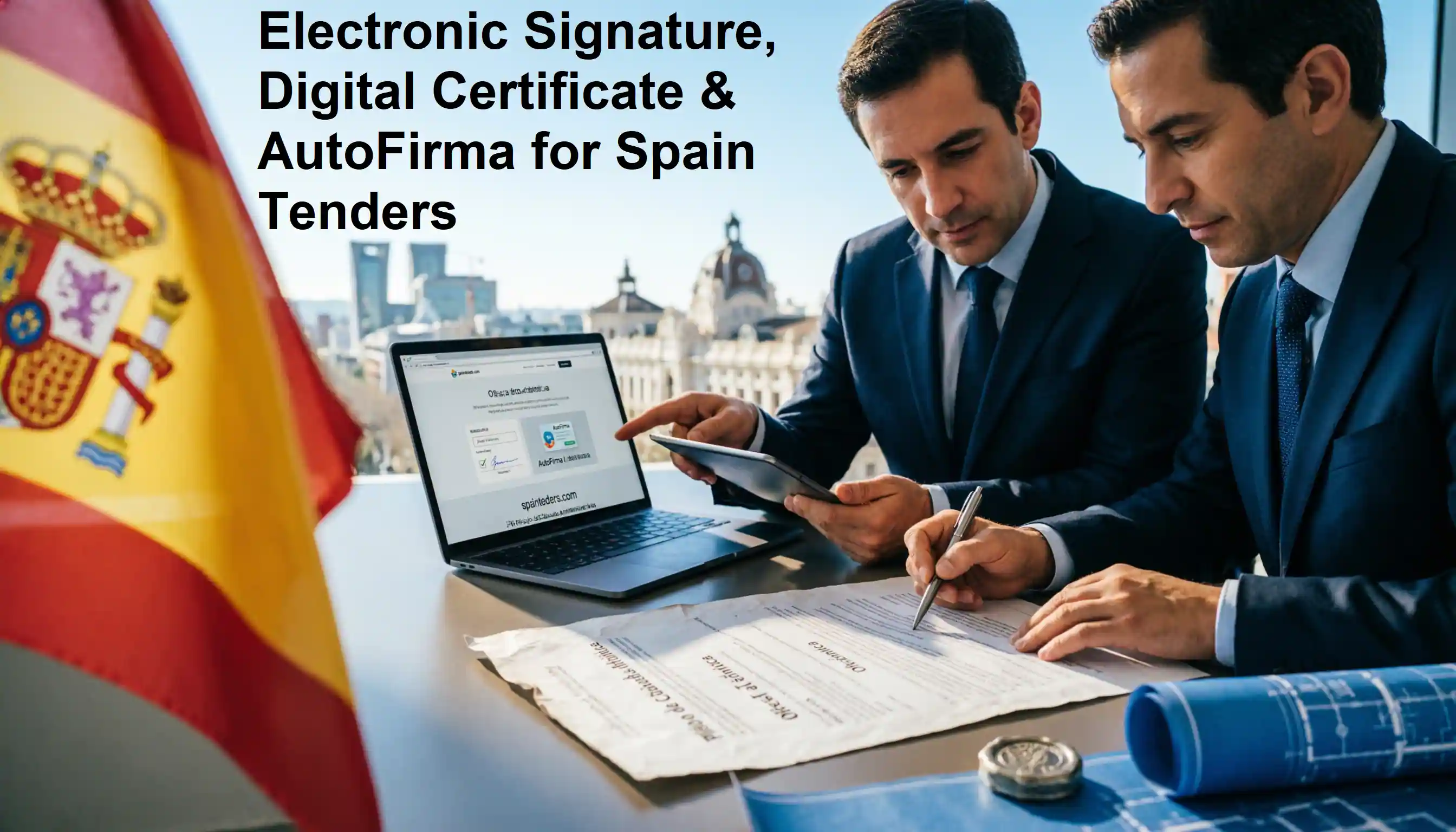 Electronic Signature, Digital Certificate & AutoFirma for Spain Tenders